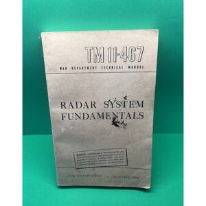 VTG US Army training: Radio System Fundamentals (TM 11-467 - April 1944)